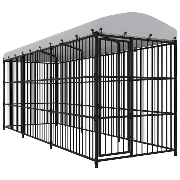 Vidaxl outdoor store dog kennel