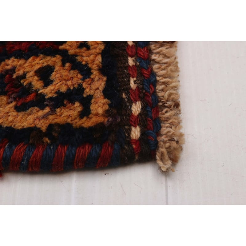 ECARPETGALLERY Hand-knotted Melis Vintage Red Wool Rug - 4'6 x 11'10