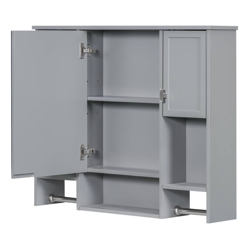 35'' x 28'' Modern Wall Mounted Bathroom Storage Cabinet
