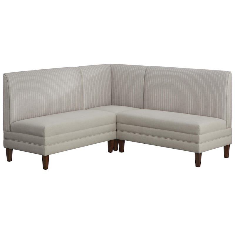 Lifestorey Phillips 4-Piece Upholstered Banquette Set