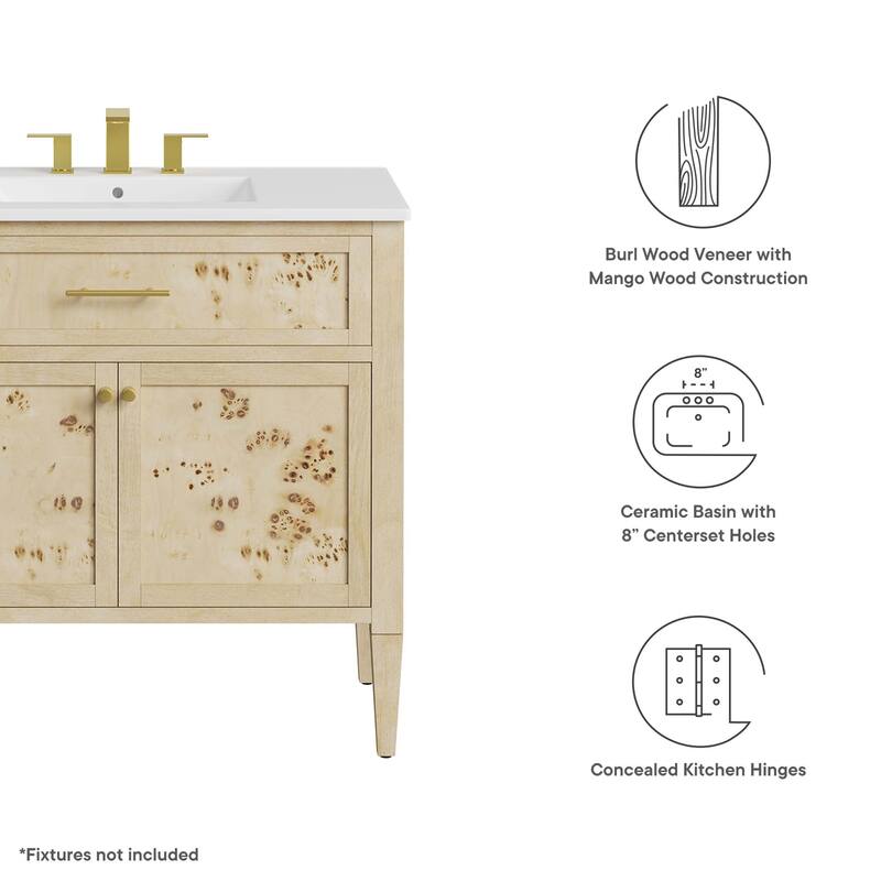 Elysian Bathroom Vanity Basin Included