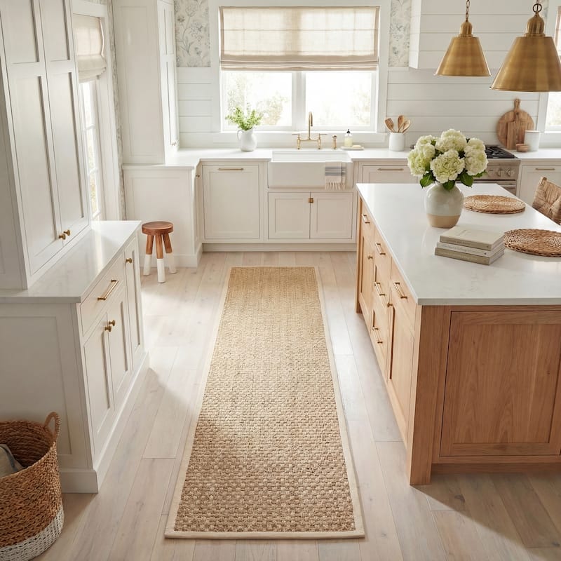 SAFAVIEH Natural Fiber Zymryd Basketweave Seagrass Rug
