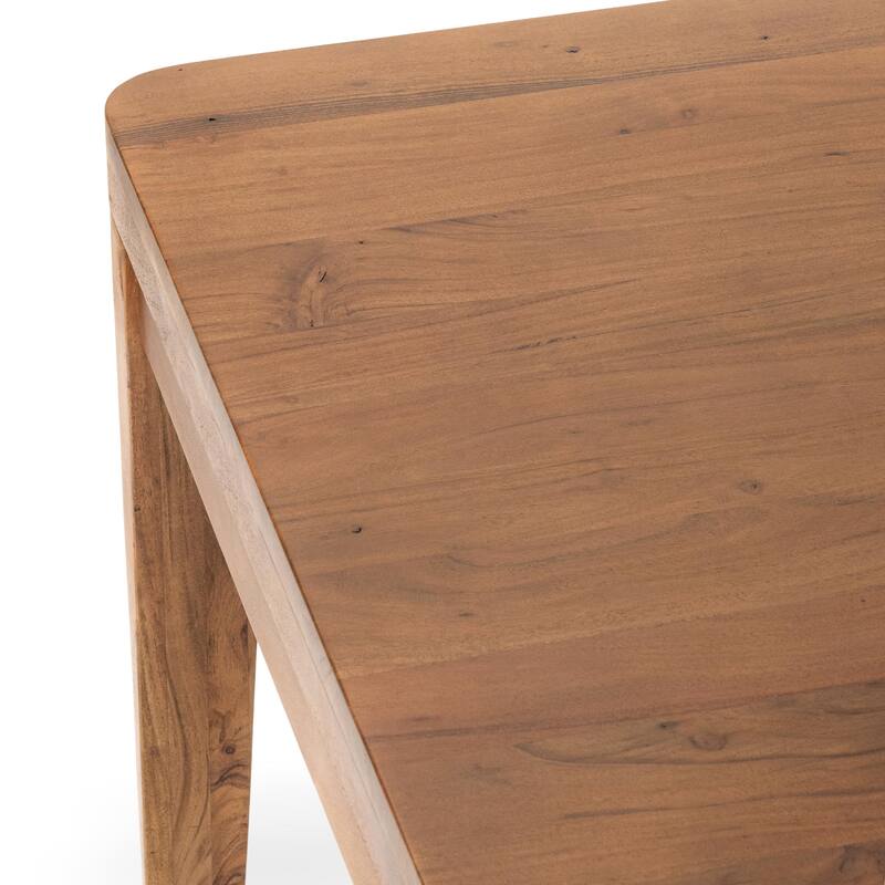 Classic Home Arno 72" Acacia Wood Dining Table in Natural Finish