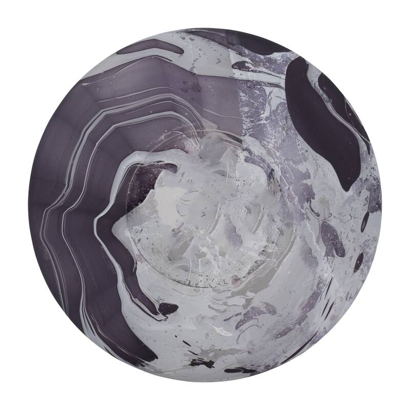 Sagebrook Home Glass White Cylinder Fog Shadow Vase