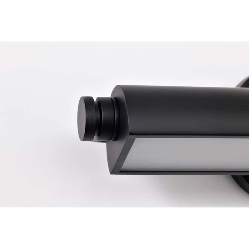 Auden 18 Inch LED Vanity 3 CCT Selectable Black Finish Acrylic Lens