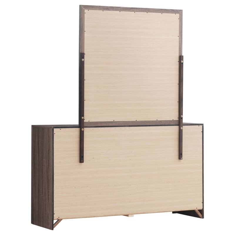 Brantford Farmhouse Rectangular 6-drawer Dresser