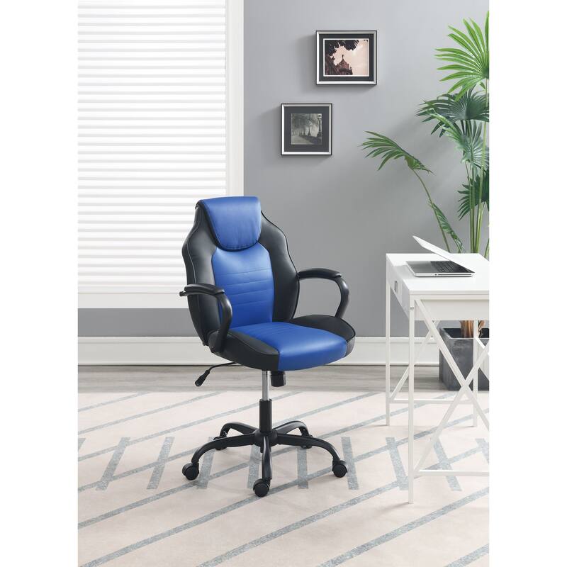 Stylish and Ergonomic Office Chair for Enhanced Productivity and Comfort - Blue/Black