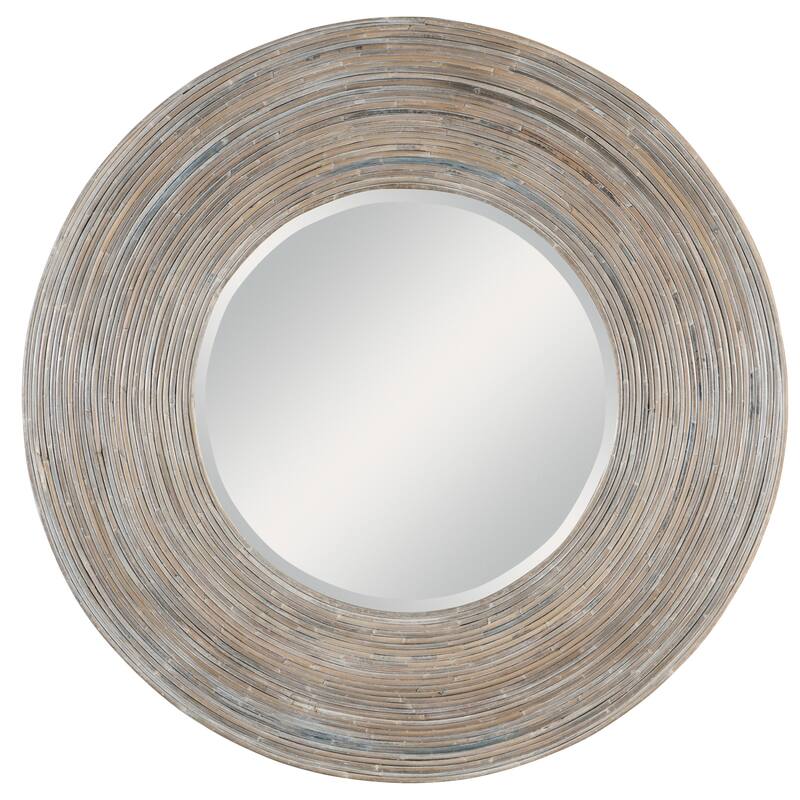 Uttermost 08173 Vortex 47" Diameter Circular Framed Bathroom Mirror