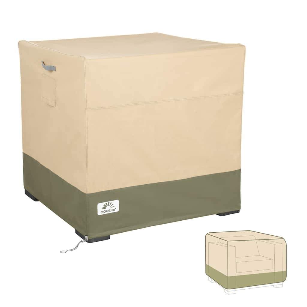 Aoodor Heavy Duty Patio Chair Cover with Air Vents for Cube Chair/Deep Seat/Outdoor Swivel