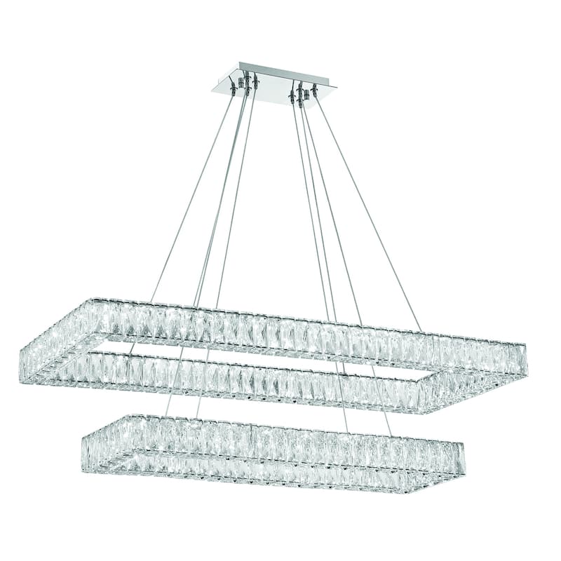LED Chrome Chandelier