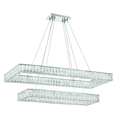 LED Chrome Chandelier