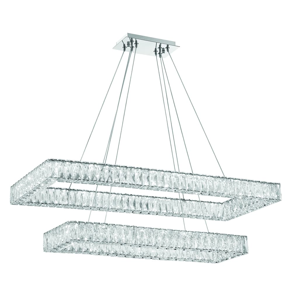 LED Chrome Chandelier
