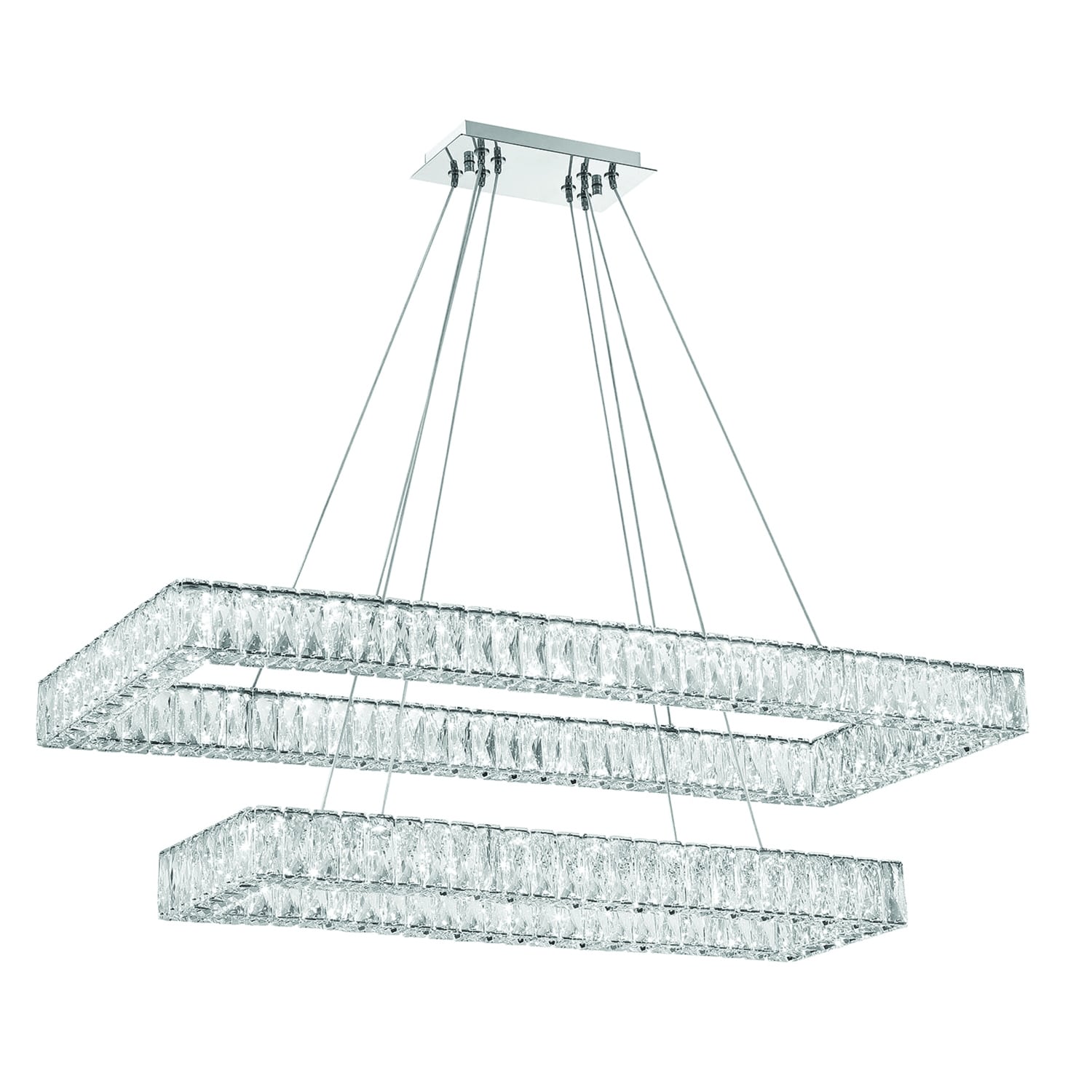 LED Chrome Chandelier