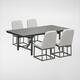 Option Mocha 5-PC with Upholstered Chairs