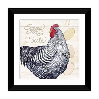 iCanvas "Life On The Farm, Chicken I" by Kathleen Parr McKenna - Bed ...