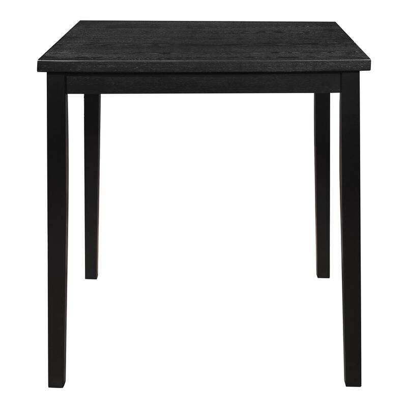 5 Piece Counter Height Dining Table Set, Wooden Kitchen Dining Table Set with Square Table and 4 Upholstered Dining Chairs