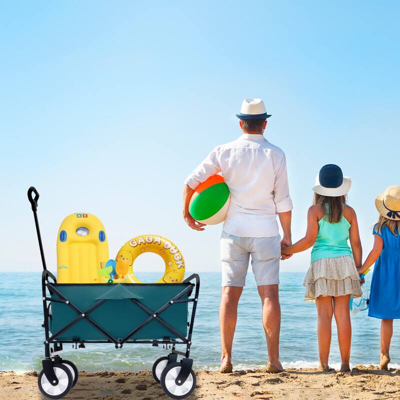 Minimeetall Multi-use Bag,Collapsible Foldable Wagon Cart Beach Wagon Heavy Duty Utility Cart Utility Wagon Grocery Cart