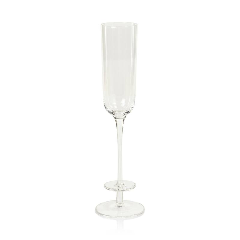 Ganvie Champagne Glass Flutes, Set of 4
