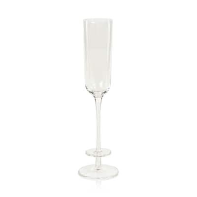 Ganvie Champagne Glass Flutes, Set of 4