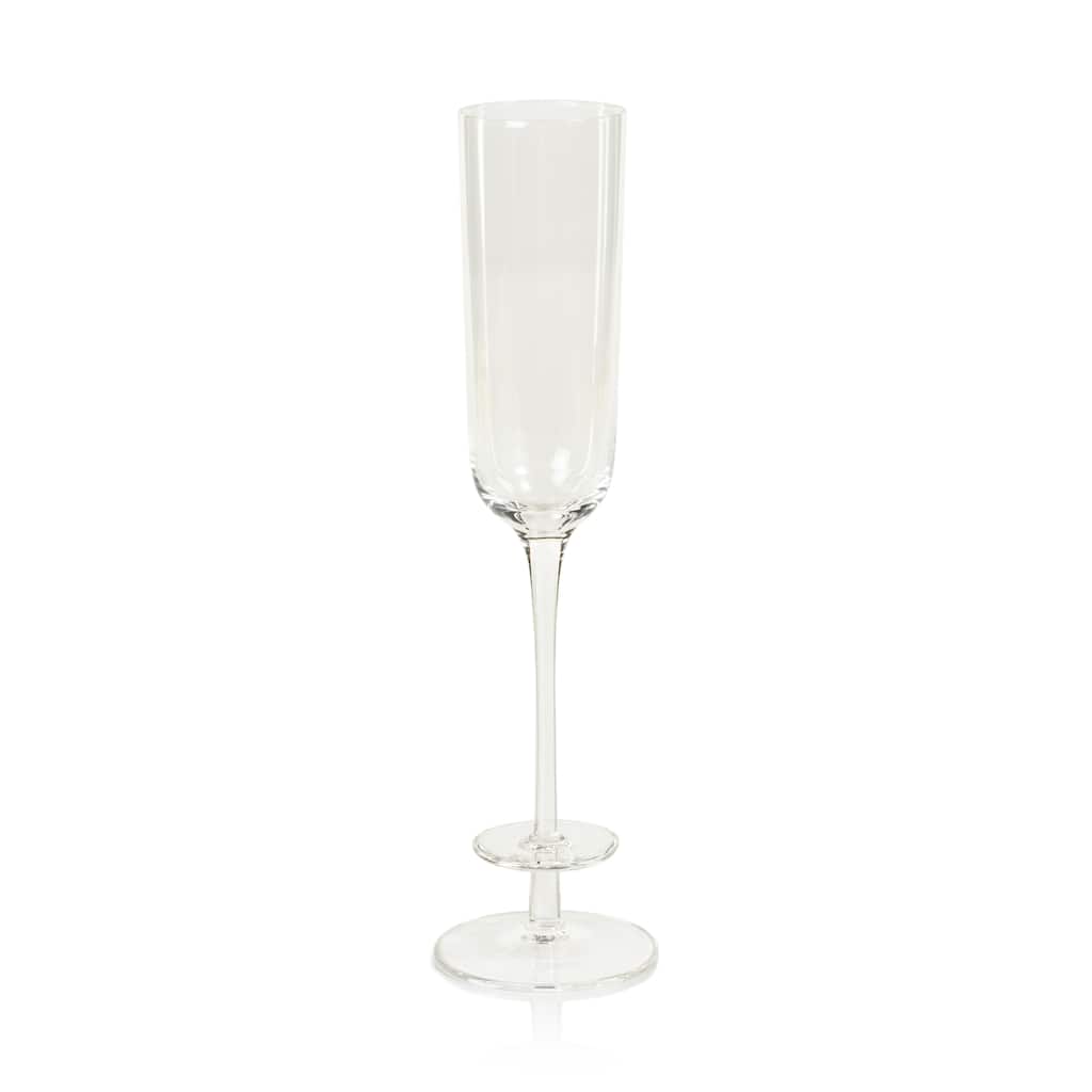 Ganvie Champagne Glass Flutes, Set of 4