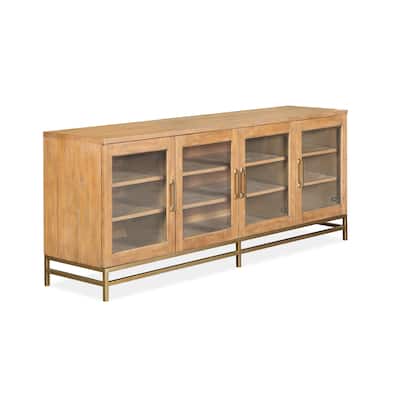 Magnussen Home Lindon Belgian Wheat Small Console - 70"W x 17"D x 29"H