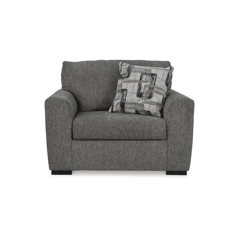 Signature Design by Ashley Gardiner Pewter Oversized Chair - 51"W x 41"D x 40"H