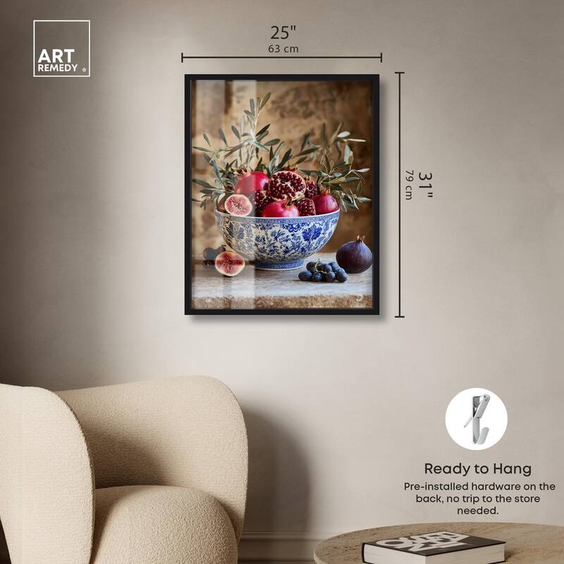 Grape Gathering Shadowbox by Art Remedy