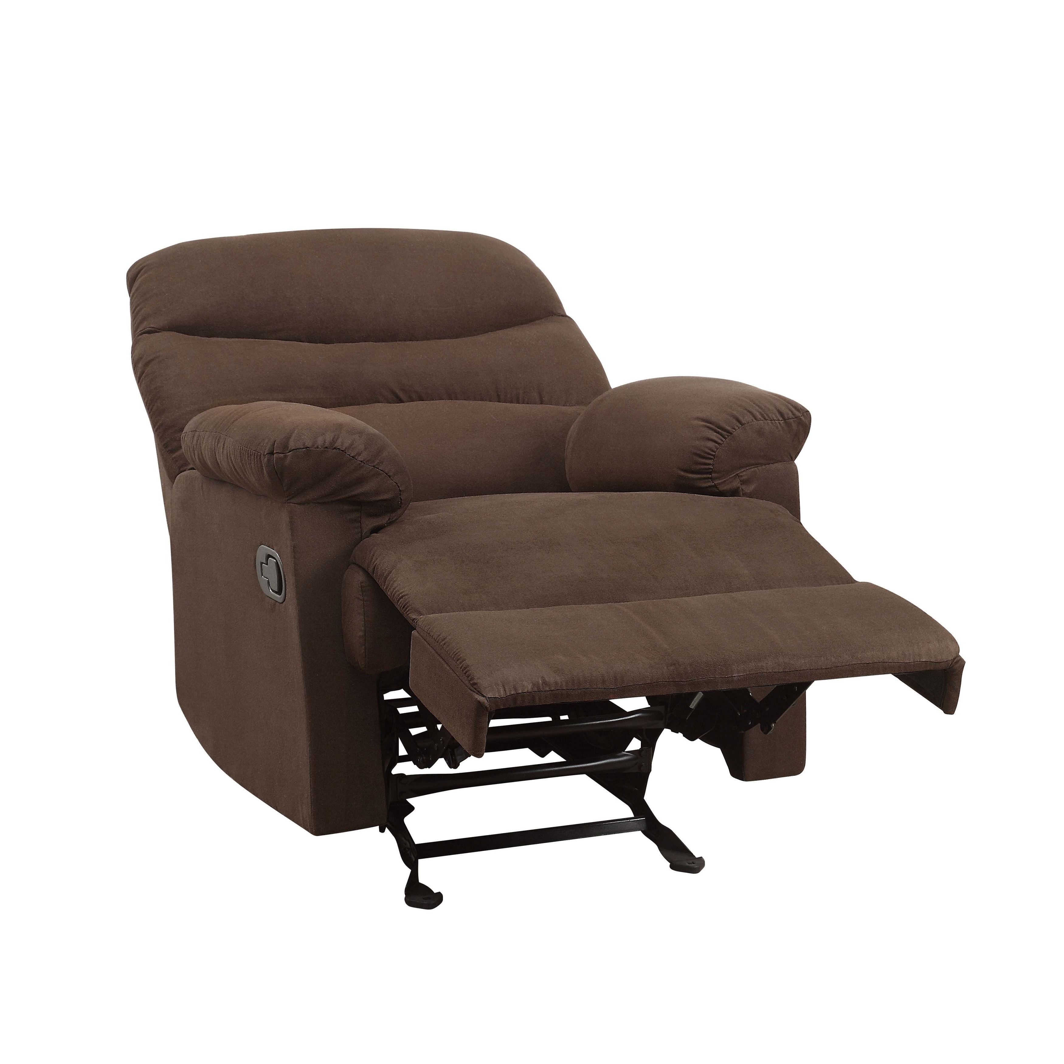 Adjustable Recliner Chair with Hardwood Frame & Footrest Extension,  Cushioned Single Sofa for Livingroom