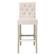preview thumbnail 9 of 29, Carter 29" Button Tufted Bar Stool (Set of 2) Antique Gray Finish
