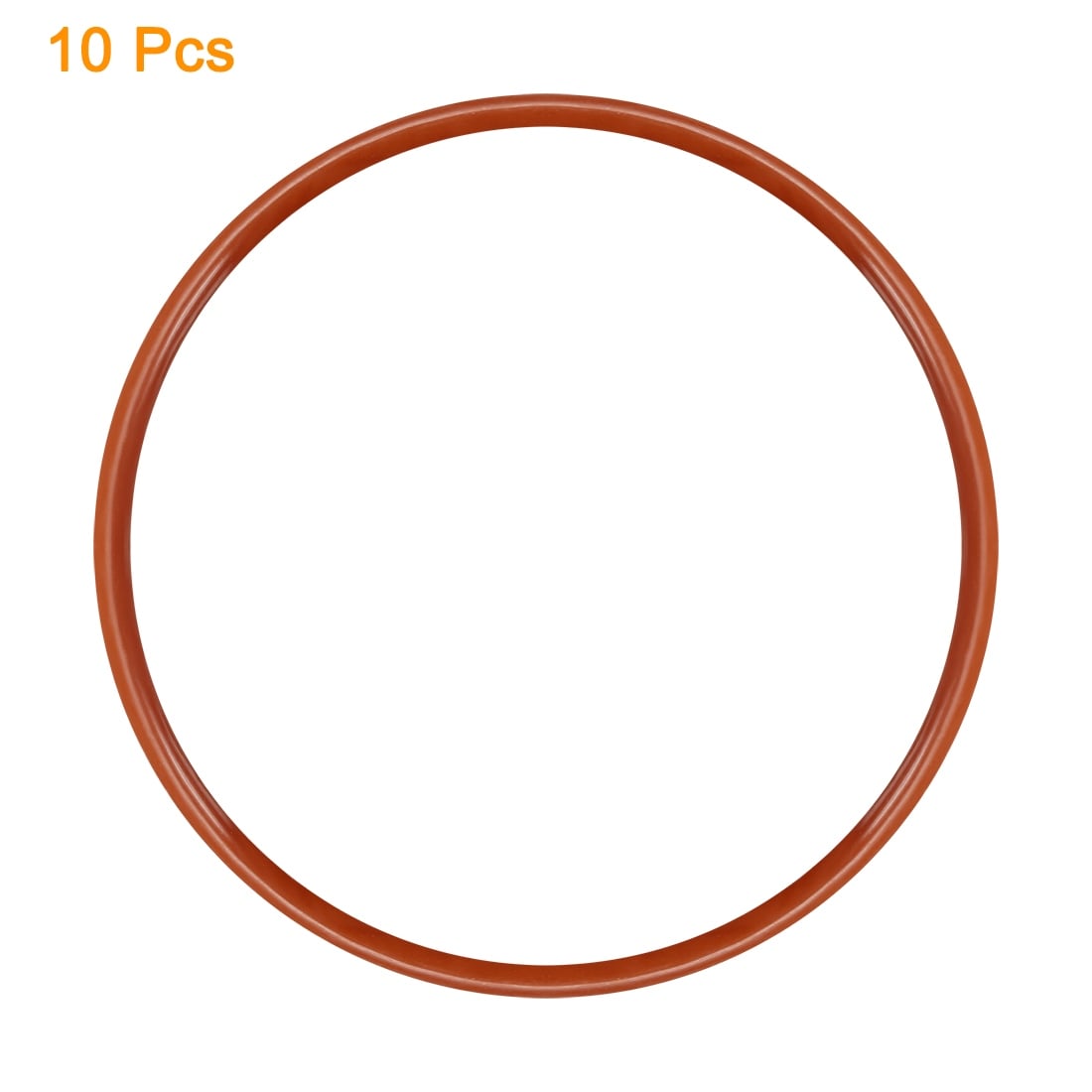 Silicone O-Ring, Outside Diameter Seal Rings Sealing Gaskets Red