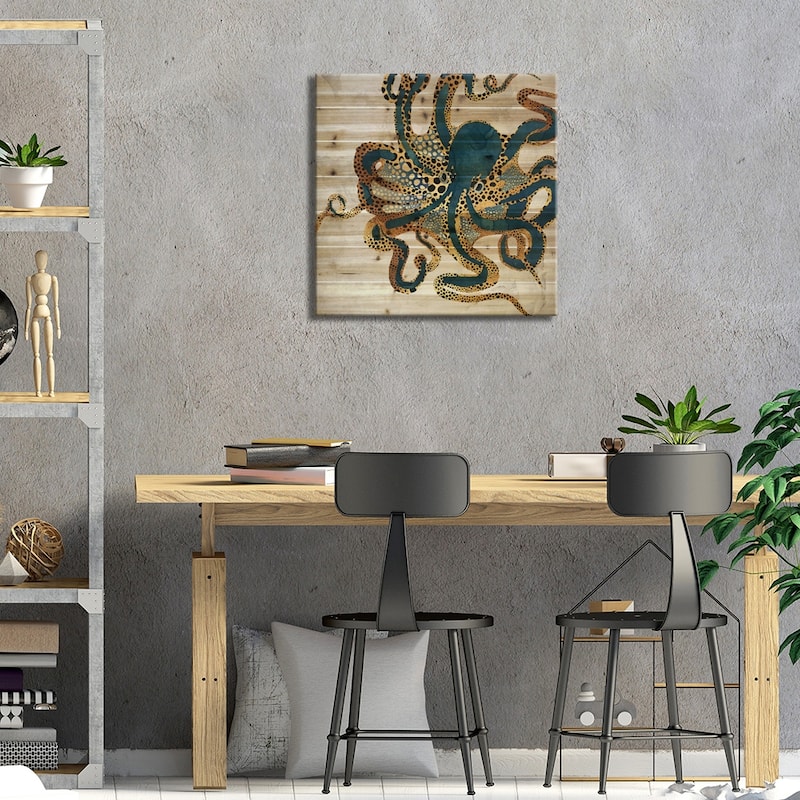 Underwater Dream VI Print On Wood by SpaceFrog Designs - Multi-Color