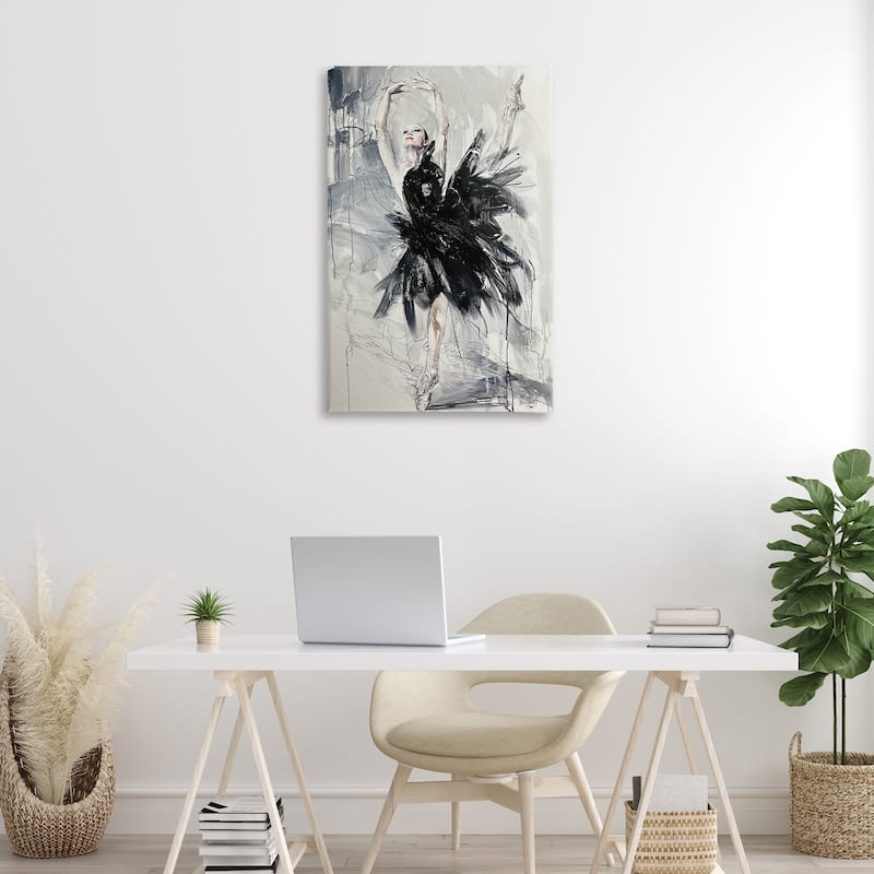 Stupell Graceful Dancer Abstract Canvas Wall Art Design By Lucille Lee