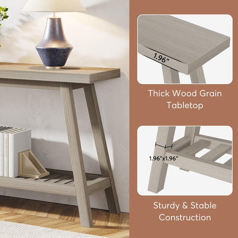 70.9 Inches Wood Farmhouse Console Entryway Table for Entrance