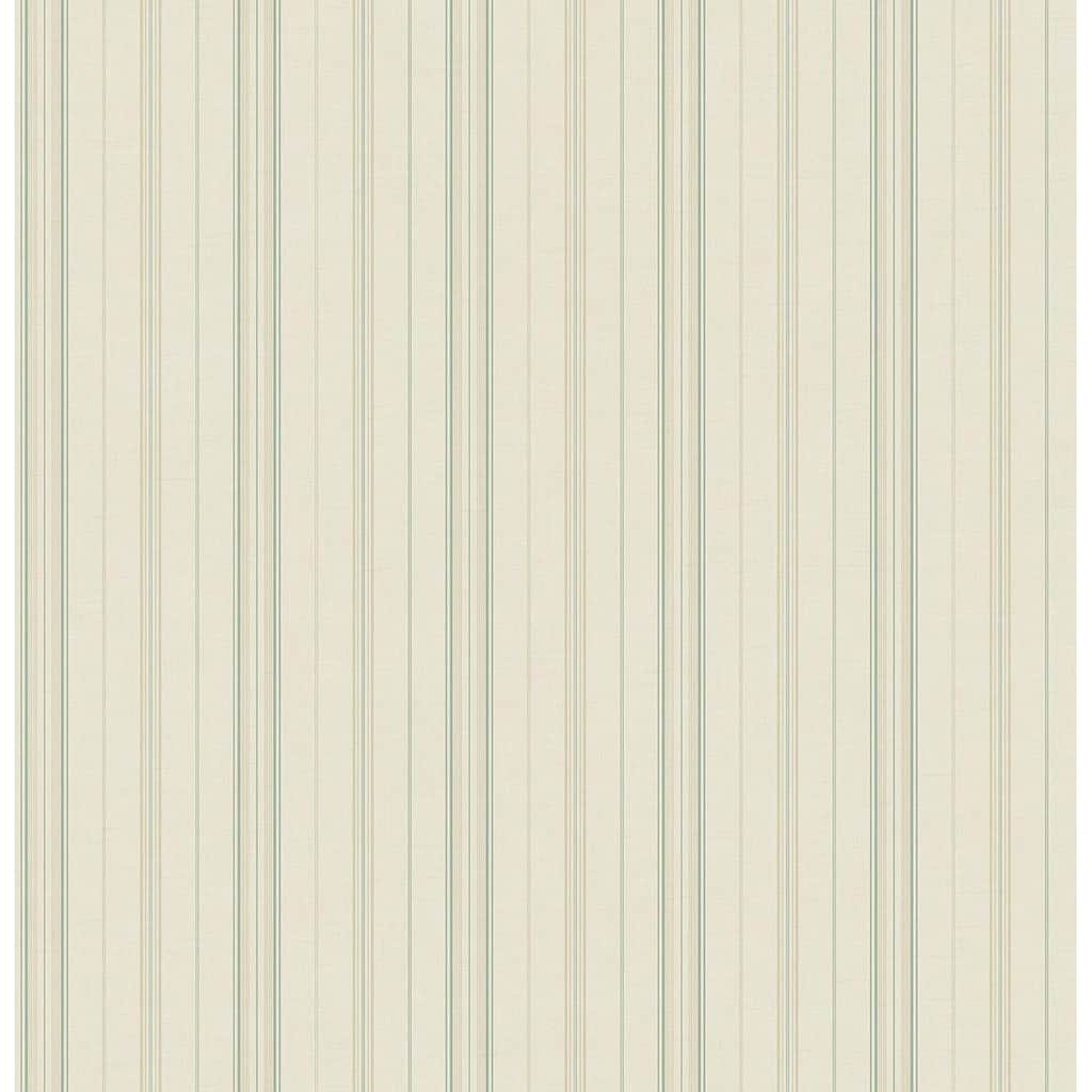 Seabrook Designs Chantilly French Stripe Unpasted Wallpaper