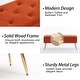 preview thumbnail 76 of 92, Velvet Storage Ottoman Bench with gold legs and Nailhead Trim for Bedroom/End of Bed/Entryway/Window
