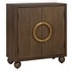 preview thumbnail 4 of 3, Uttermost Mayenne 2 Door Oak Wood Cabinet