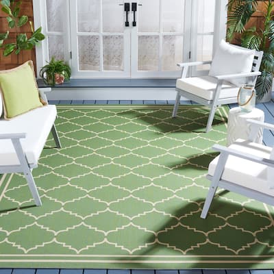 SAFAVIEH Courtyard Celine Indoor/ Outdoor Waterproof Patio Backyard Rug