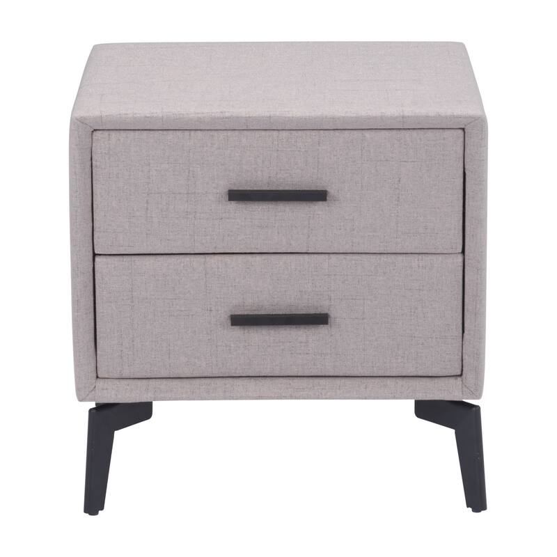 Halle Side Table Gray - 19.5" W x 15.7" D x 19.7" H