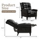 preview thumbnail 35 of 46, HOMYKA Upholstered Chaise Lounge with Nail Trim for Living Room
