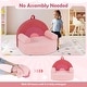 preview thumbnail 7 of 8, Gymax Kids Couch Toddler Foam Sofa w/ Soft & Machine-Washable Teddy