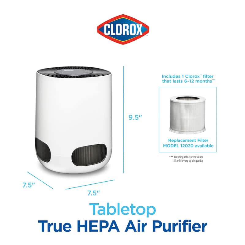 Clorox Tabletop Ture HEPA Air Purifier