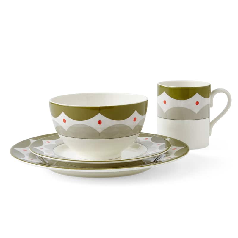 Kit Kemp for Spode 6 In Geo Rice Bowl - 6 Inch