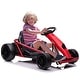 preview thumbnail 19 of 17, Kids Ride On Go Kart,Extra Powerful Motors,9Ah Large Battery 8MPH High Speed Electric Vehicle Car Drifting with Music,Horn Red