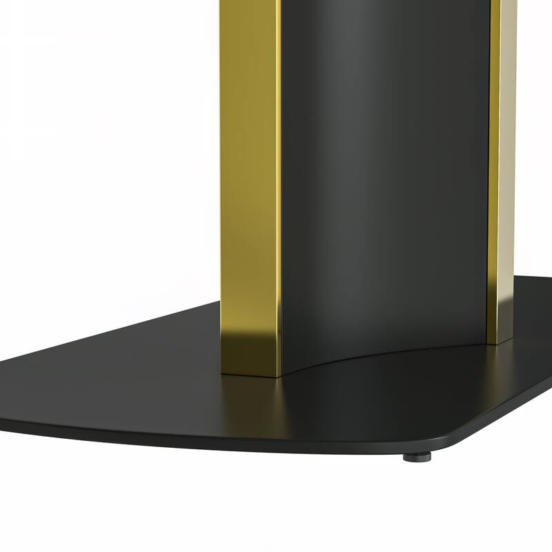 7-Piece Dining Set with 55-Inch Sintered Stone Dining Table and 6 Velvet/Leather Accent Side Chairs