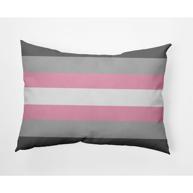 Pride Flag Outdoor Throw Pillow - 14" x 20" - Demi Girl