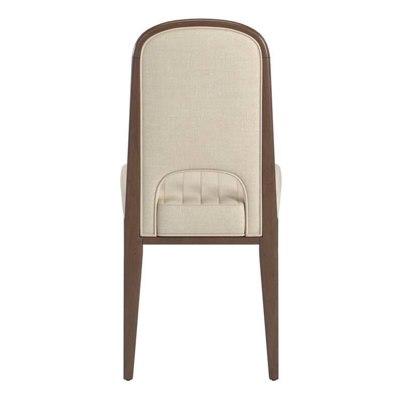 Harstad 72" Wood Finish Rectangular Dining Set with Upholstered Chairs by iNSPIRE Q Modern