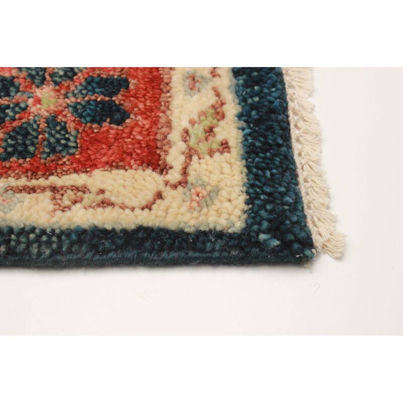 ECARPETGALLERY Hand-knotted Jules Serapi Teal Wool Rug - 5'11 x 9'2