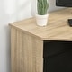 preview thumbnail 24 of 22, HOMCOM Corner Computer Desk with Storage Shelf, Writing Table Study Workstation for Home Office