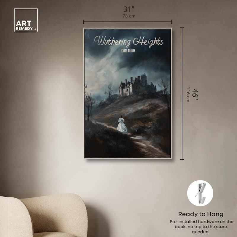 Wuthering Heights Cover Canvas by Art Remedy