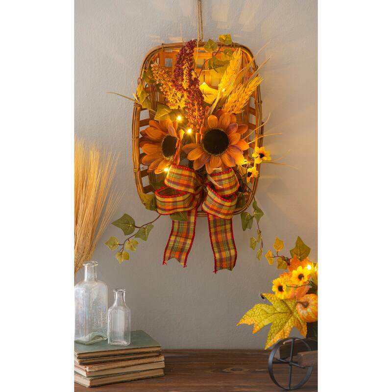 Artificial Sunflower in Basket